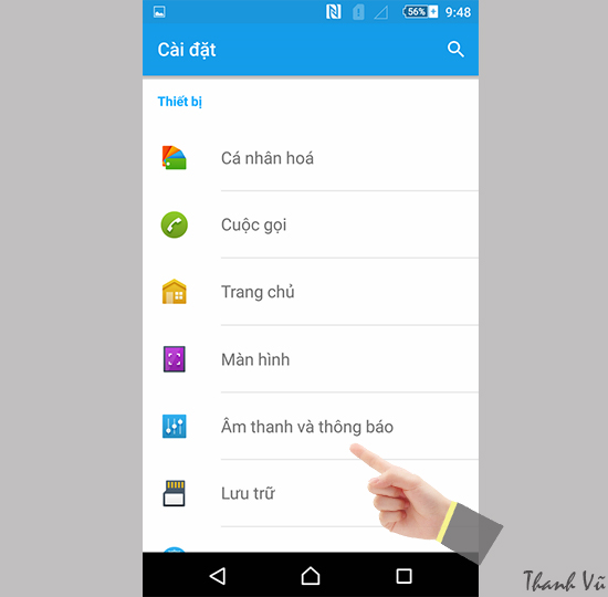 Cach tat am, tat rung tren Sony Xperia M5 Single 2